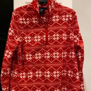 Lands end women’s medium half zippered fleece